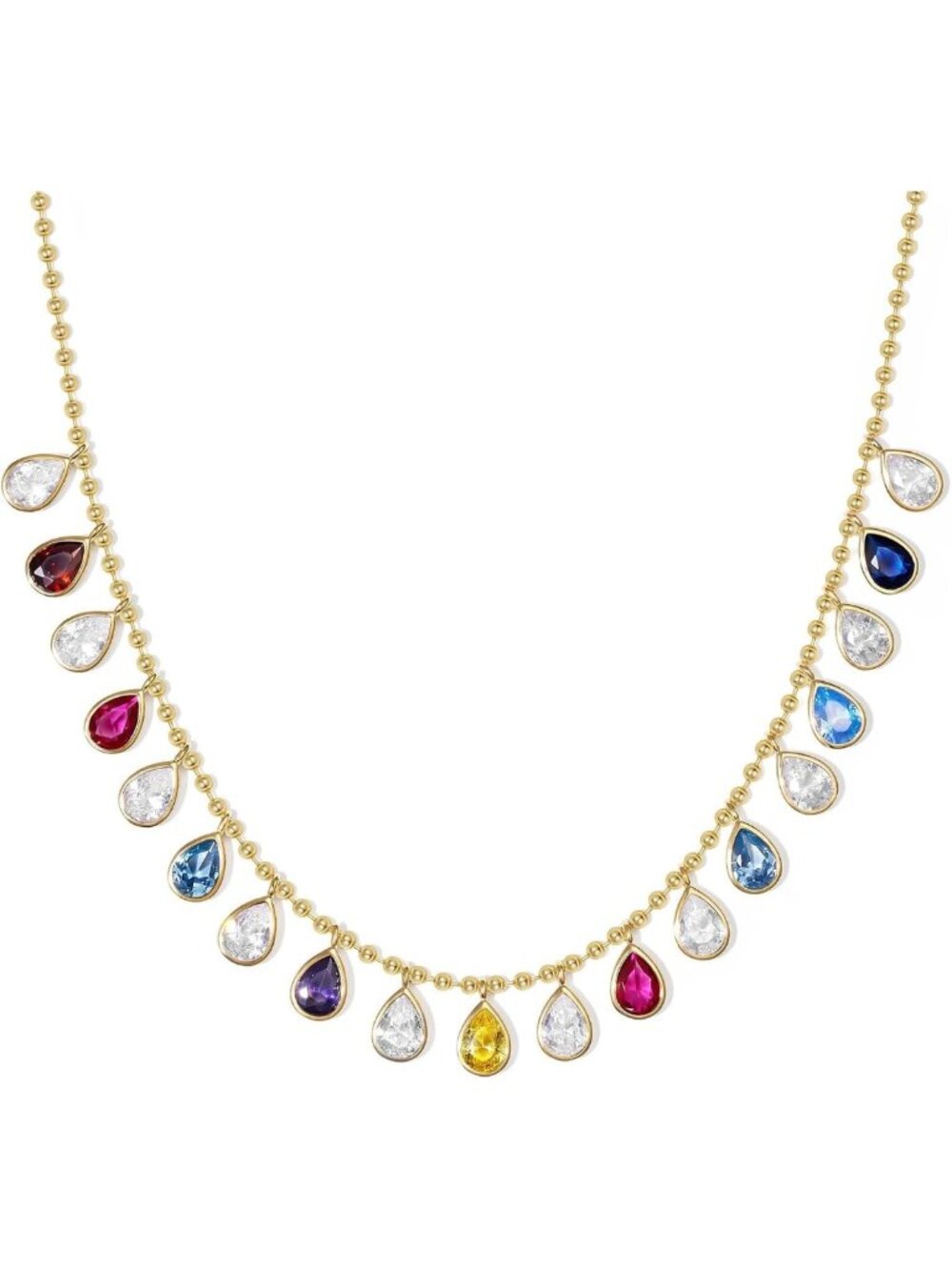 Cubic Zirconia Charm Necklace for Women | Elegant Jewelry Gift for Her